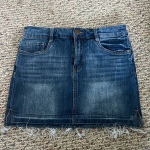 Jean Mini Skirt